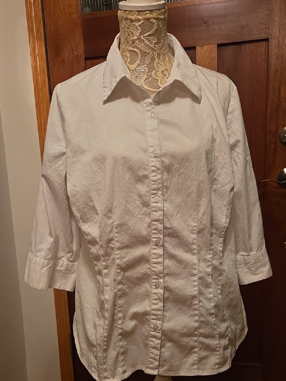 1X Apt. 9 White Essential Shirt